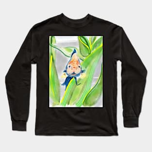 A Tiny Fish Tale Betta Fish Long Sleeve T-Shirt